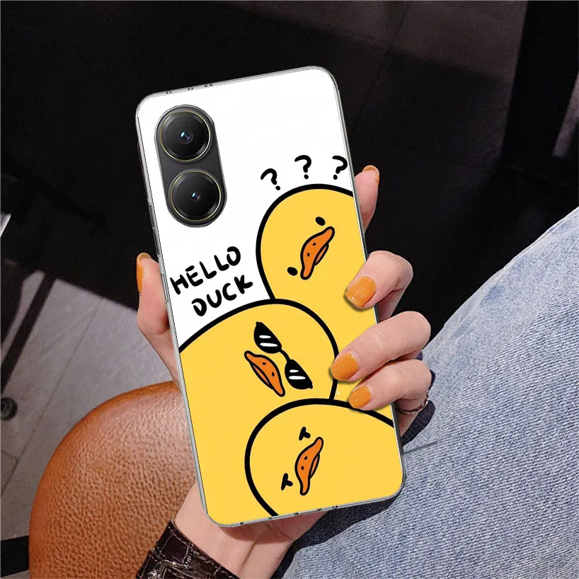 Фото Чехол для телефона Funny Cute Yellow Duck You для Xiaomi Poco X7 X6 X5 X4 X3 Nfc F7 Ultra F6 F5 Pro F4 Gt F3 M6 M5 M4 M3 Personalized Co №2