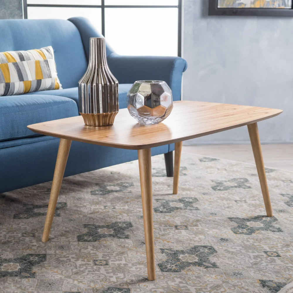 

Noble House Celia Wood Coffee Table,Natural End Tables for Living Room