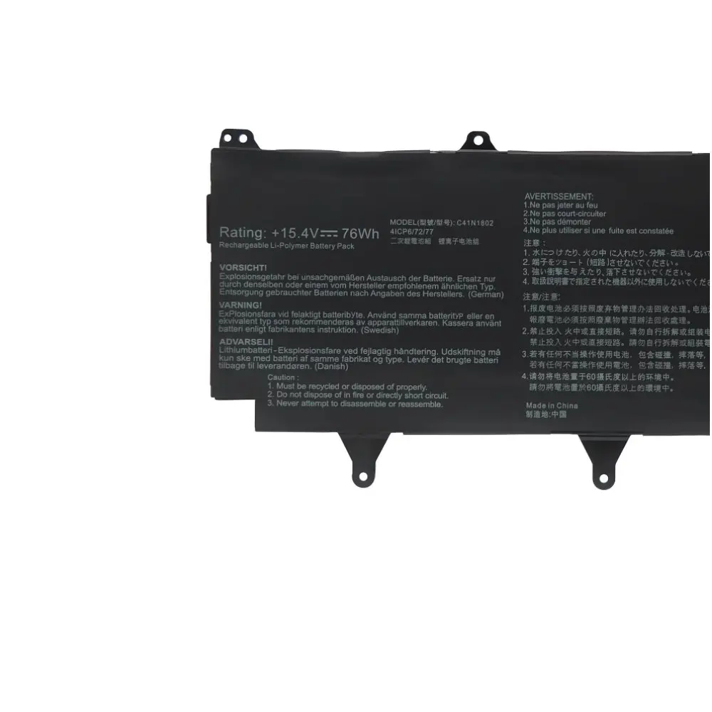 Новый аккумулятор для ноутбука C41N1802 ASUS ROG Zephyrus S GX701G GX701GX GX735GV GX735GW GX735GVR GX701GV-EV052T 0B200-