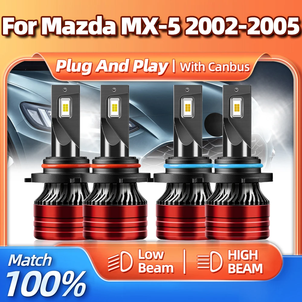 

Лампы Canbus для передних фар, 240 Вт, 6000 лм, Turbo Auto Lamp, 12 В, 2002 K, белый цвет, CSP-чип, Автомобильная фонарь для Mazda 2003, 2004, 2005,