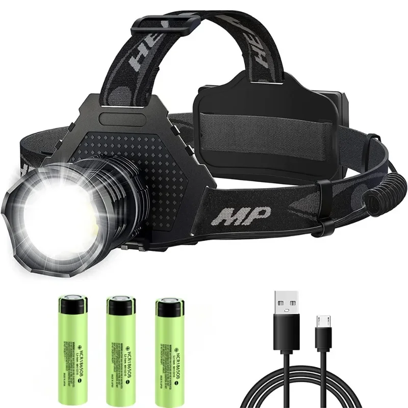 

YANTT Белый налобный фонарь 800 Вт