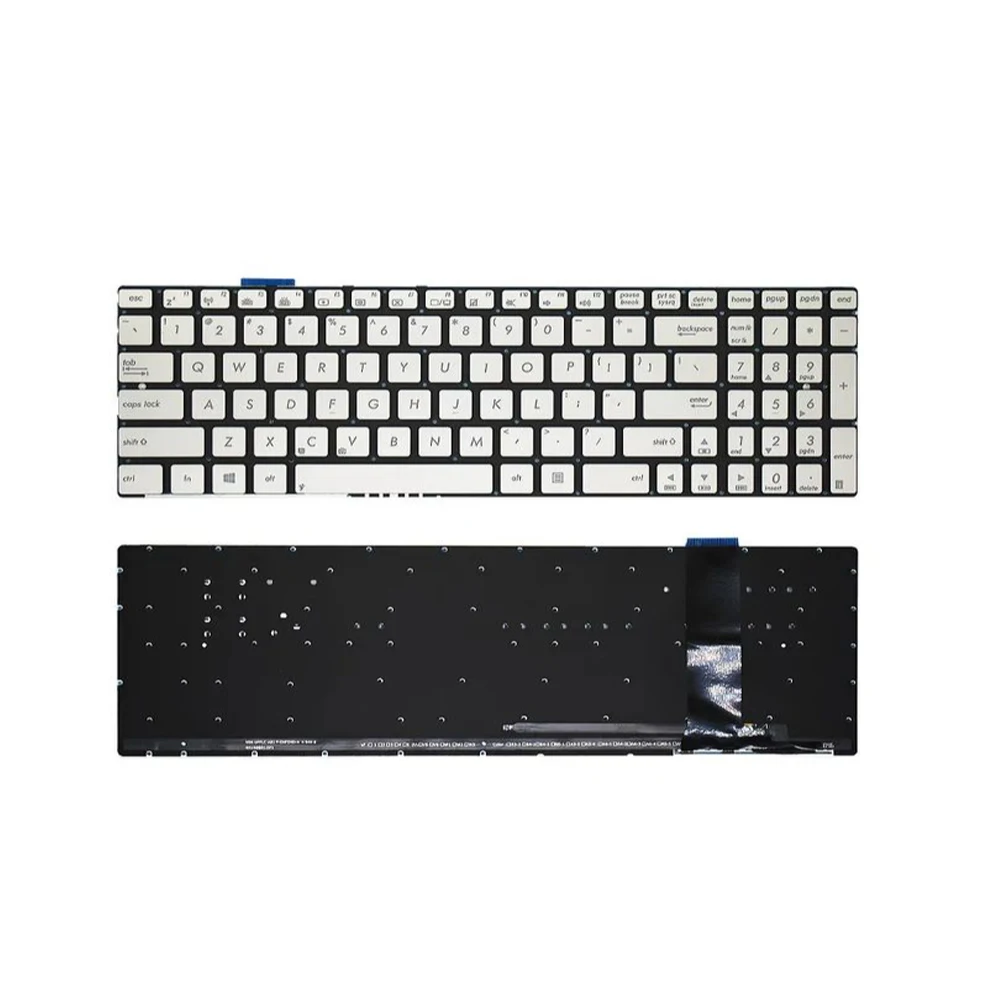 Фото XIN-Russian-US Клавиатура для ноутбука с подсветкой для Asus N550J N550JA N550JK N550JV N550JX N550LF N750 N750JV N750JK №1