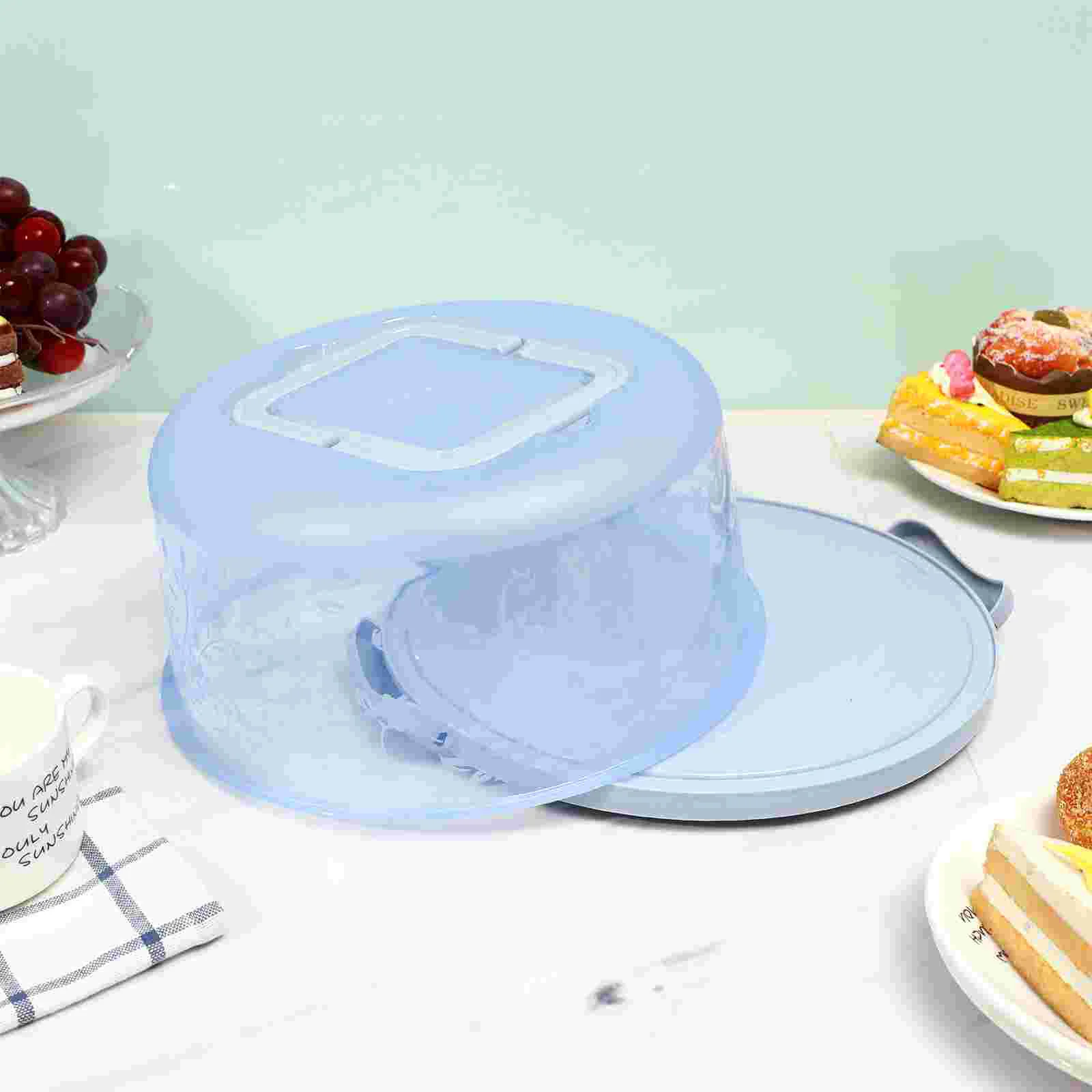 

Hemoton Portable Cake Storage Box Muffin Dessert Container with Locking Lid and Handle for Handmade Cakes Cookies