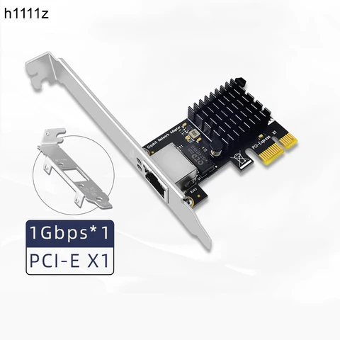 Сетевая карта h1111z Gigabit Ethernet PCI Express X1