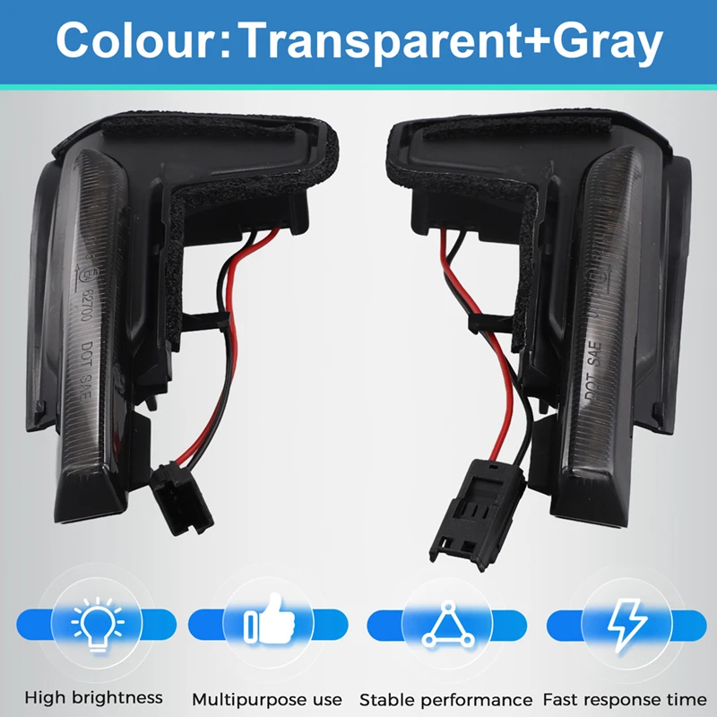 Car Dynamic Turn Signal Light LED Rearview Mirror Indicator Blinker For Volvo XC90 II MK2 XC60 V90 S90