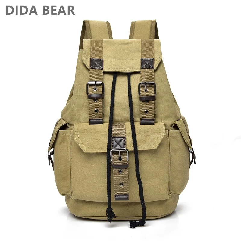 

New Men Canvas Backpack Men Backpacks Large Male Mochilas Feminina Casual Schoolbag For Boys High Quality