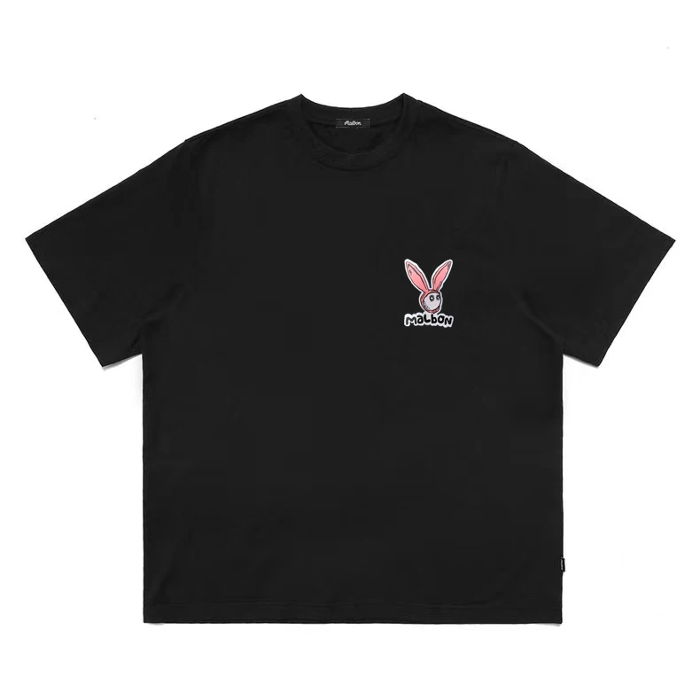 2023 New Rabbit Print Summer Golf Clothes Men's and Women's Universal Pure Cotton Breathable Golf Wear T-shirt