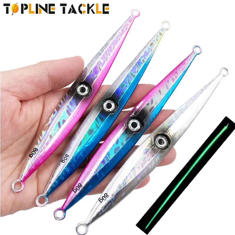 

Sea Shore Metal Jigs Fishing Lure 40g 80g 100g 200g 300g Luminous Slow Jigging Saltwater Artificial Baits Beak Grouper Hard Bait