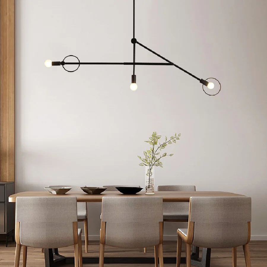 

LukLoy Stem Ceiling Pendant Concise Modern Pendant Light Pendant Lamp for Living Room Bedroom Lobby Foyer