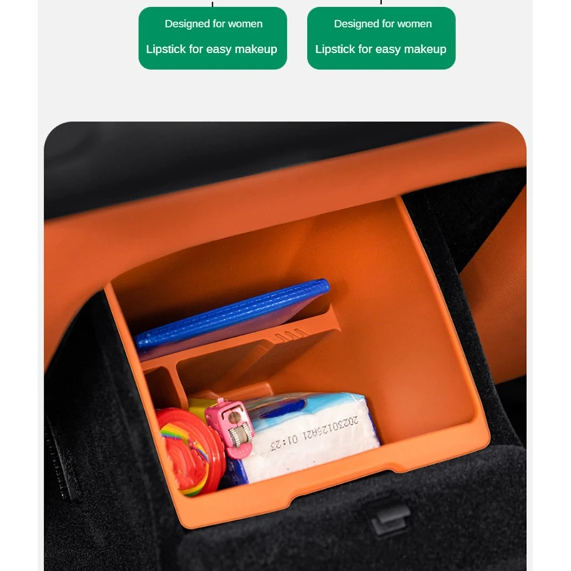 Для ведущих Lixiang 2022 2023 L7 L8 L9 Основной привод силиконовый ящик для хранения