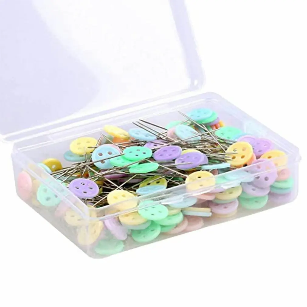 

100 шт. многофункциональные швейные инструменты, ручные инструменты для рукоделия, фиксированная булавка, булавка для кнопки, булавка для пэ...