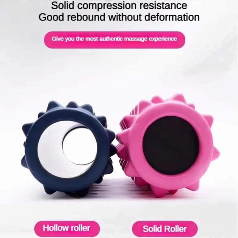 Массажный ролик Lezyan диаметром 33 см с волчьими зубьями