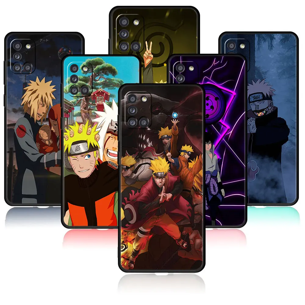 capa for samsung a72 a02s a71 a41 a31 a32 4g a12 a52 a51 a21s a73 a52s 5g a53 a23 a33 phone funda hot anime naruto pictoriale free global shipping