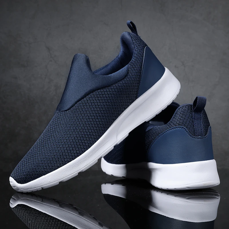 

Plus Size Men's Running Shoes Light Sports Breathable Mesh Elastic Outdoor 39-47 Casual Shoes Designer Shoes Men Walking Shoes