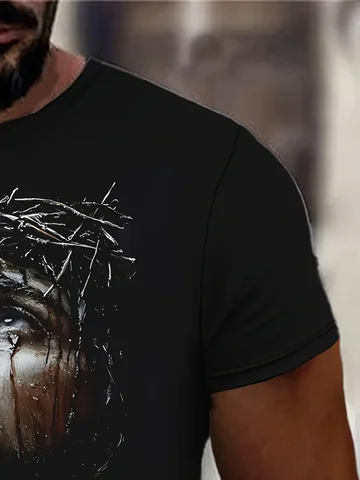 Мужская футболка Jesus из полиэстера