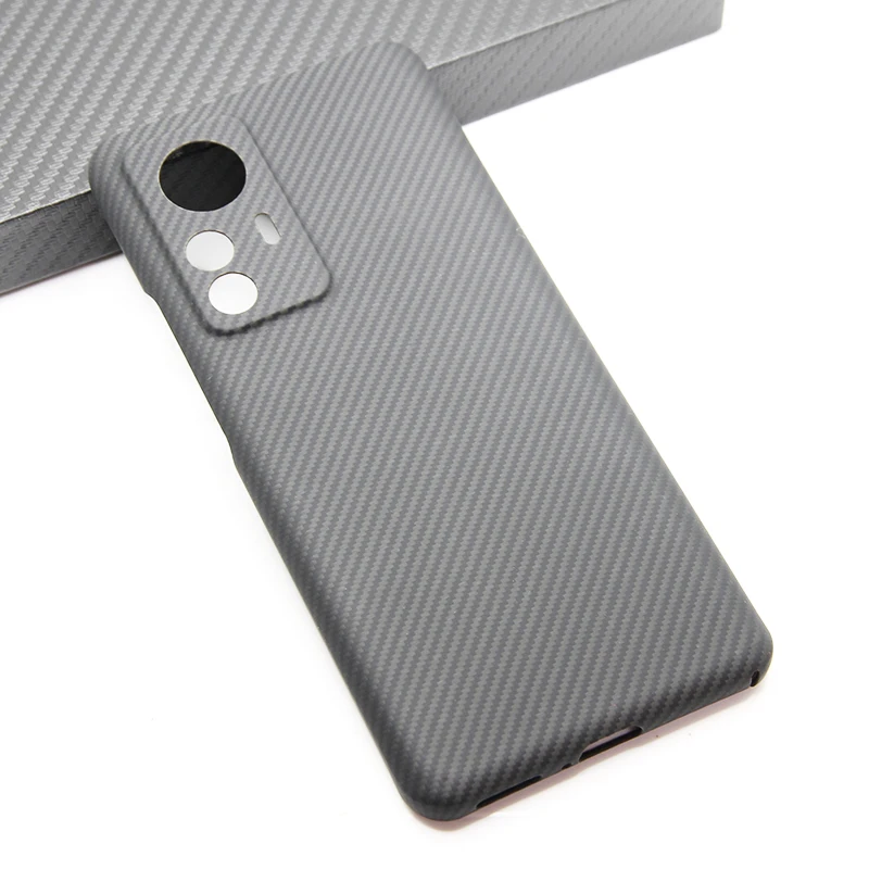

ZXKE Carbon Case For Xiaomi 12T Hard Cover Thin and Light Attributes 600D Aramid Fiber Strong Shell