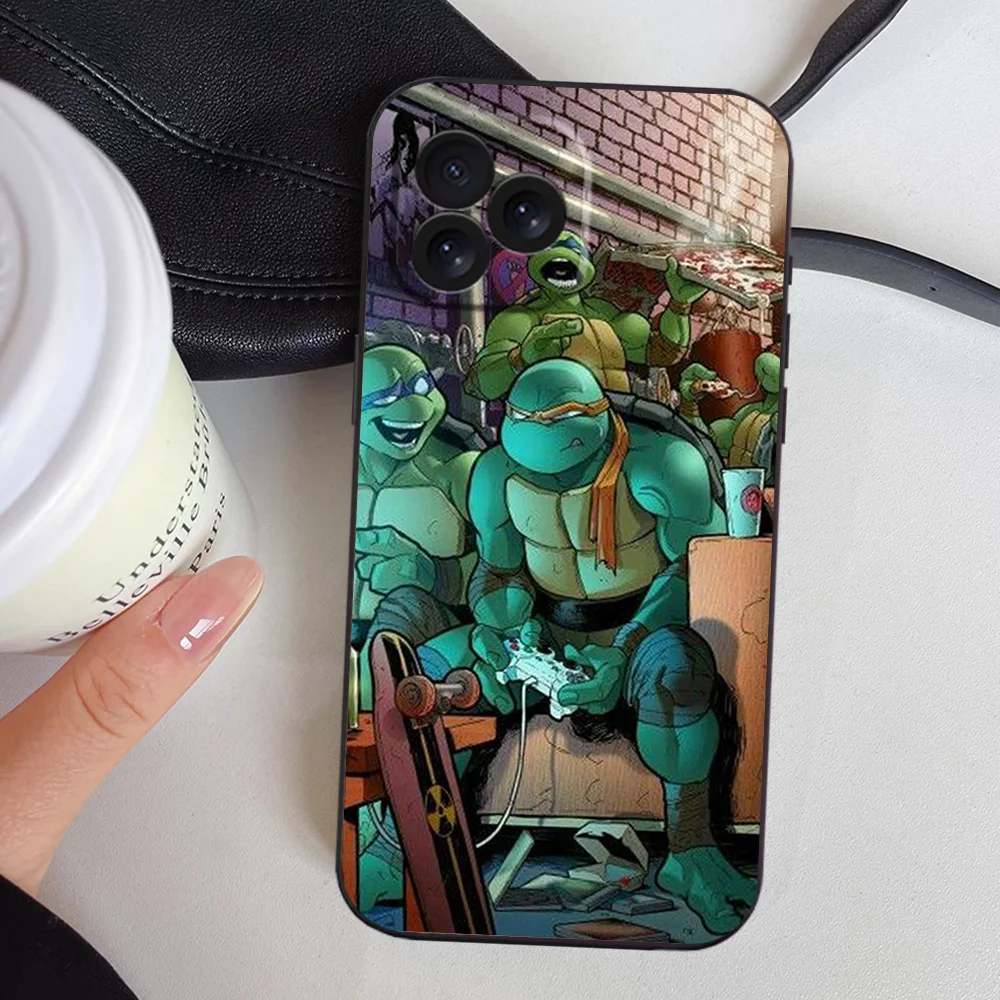 T-Teenage Mutant N-Ninja-Turtles Phone Case For Samsung A03 A04 A05 S A13 A34 A53 4G 5G S22 S23 ULTRA Black Soft Silicone Cover