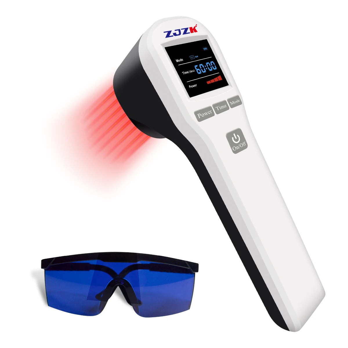 

ZJZK Laser Therapy Knee Massager 650nm 808nm Infrared Physiotherapy Pain Relief Rehabilitation Instrument