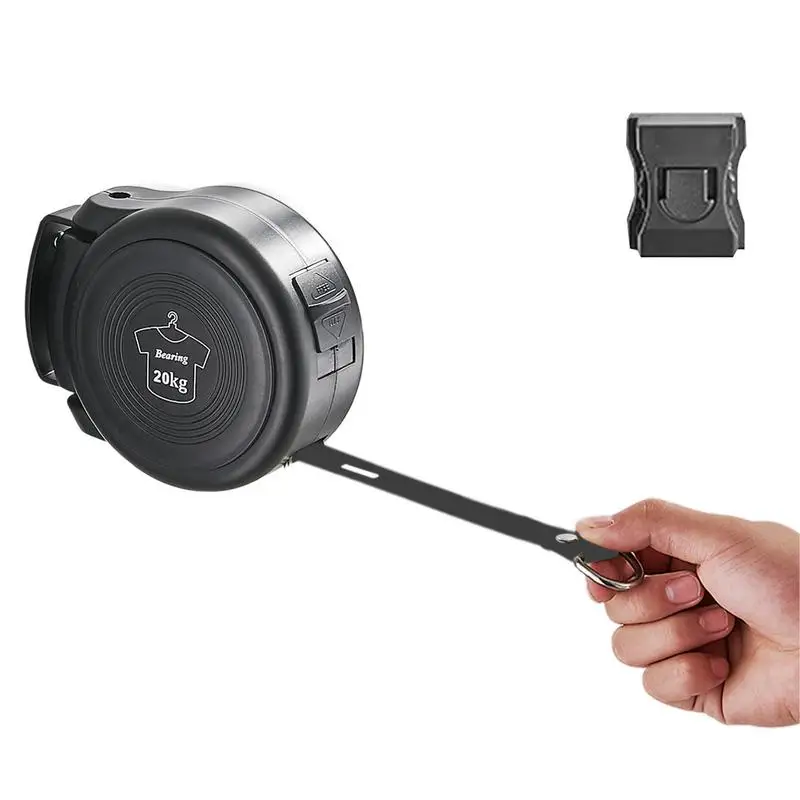 

Retractable Clothing Line Laundry Line Easy Installation With Wall Mount Stainless Steel Adjustable Rope Heavy Duty Retractable