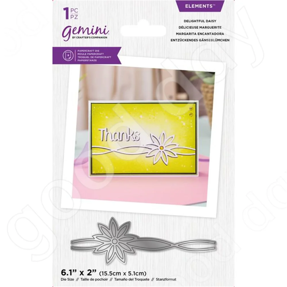 

Delightful Daisy Metal Cutting Dies Scrapbook Diary Decoration Embossing Template Diy Greeting Card Handmade Hot Sale 2022 New