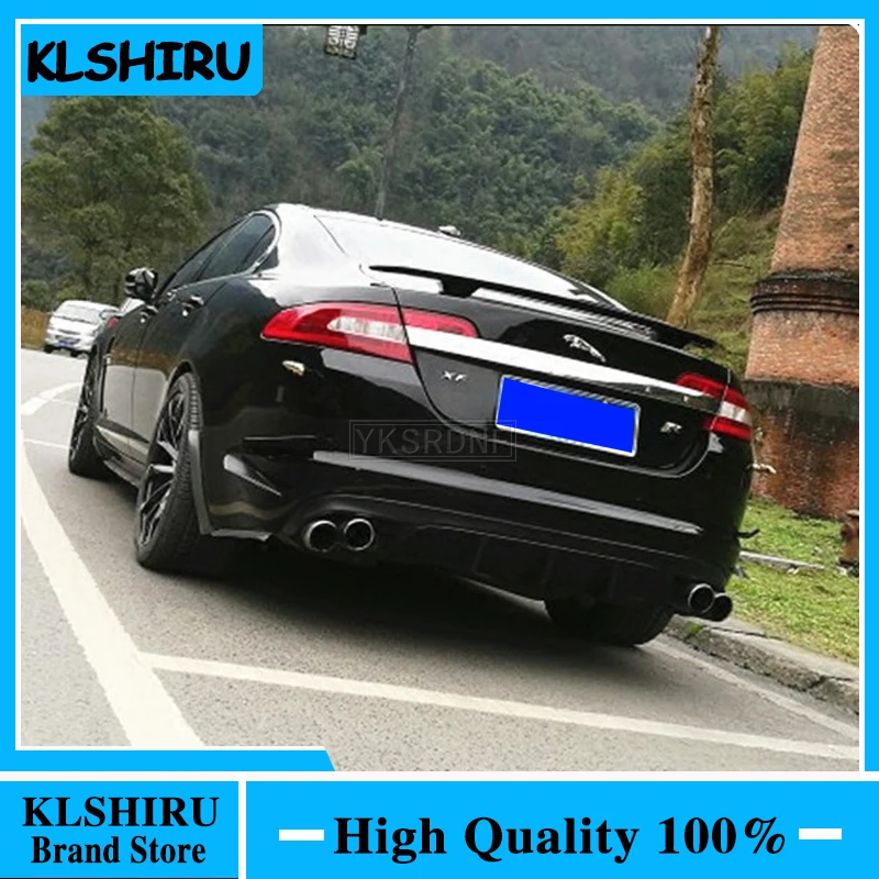 

Для Jaguar XF 2012 2013 2014 2015 ABS пластиковый Неокрашенный чехол для багажника автомобиля
