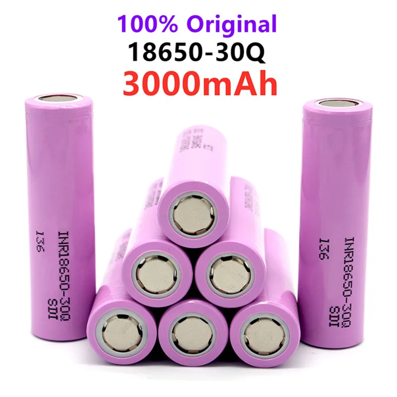 

3,7 V 3000mah 18650 Batterie für Samsung 30Q INR 18650 30Q 20A Lithium-ionen-akku Ersatz Exteral batterie für samsung