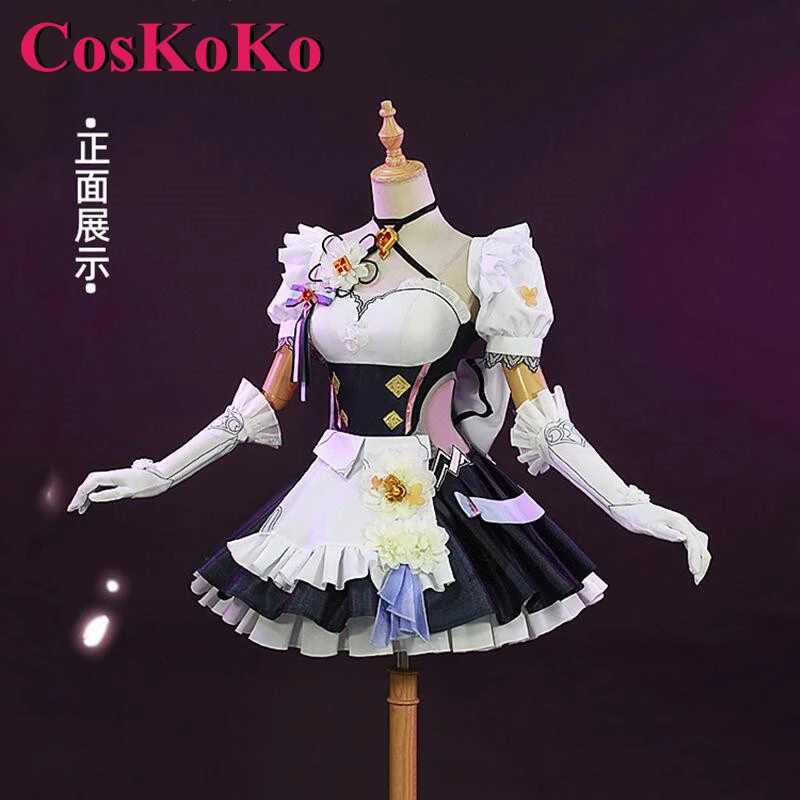 CosKoKo Elysia Косплей Аниме Игра Honkai Impact 3 костюм Miss Pink Sweetheart изящное милое платье
