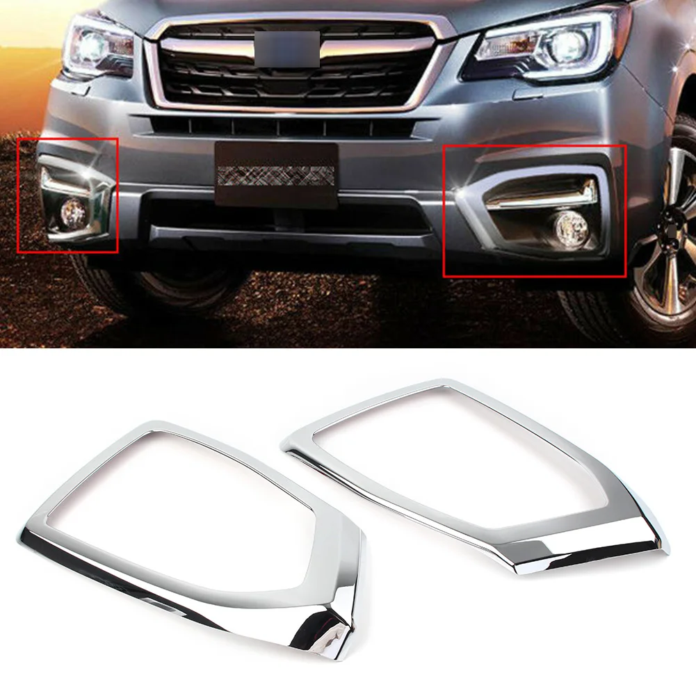 2 шт. декоративная накладка на передний бампер автомобиля для Subaru Forester 2016 2017 2018 |