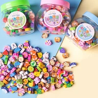 50pcs creative animal christmas novelty kids gift correction supplies rubber eraser student learning stationery