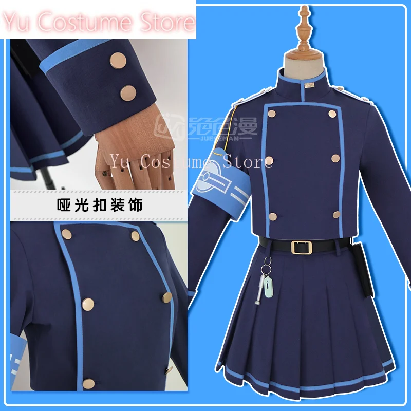 Yu Blue Archive Hyland Railway College Tachibana Hikari Nozomi женский косплей костюм Cos Game аниме вечерние