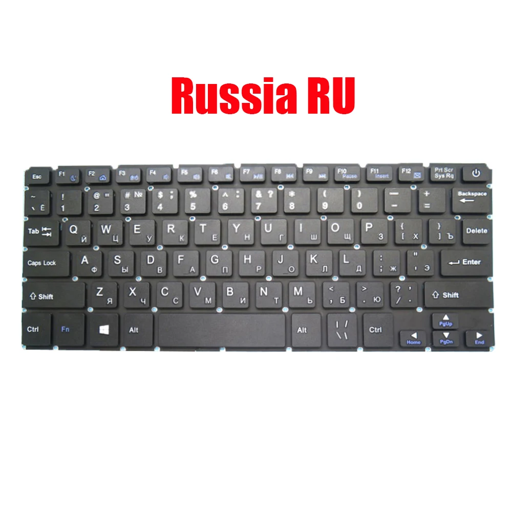 

US RU Keyboard For Prestigio For Smartbook 116C 116C01 PSB116C01 PSB116C01BFH_BK_CIS PSB116C01BFH_DB_CIS PSB116C01BFH_WH_CIS PSB