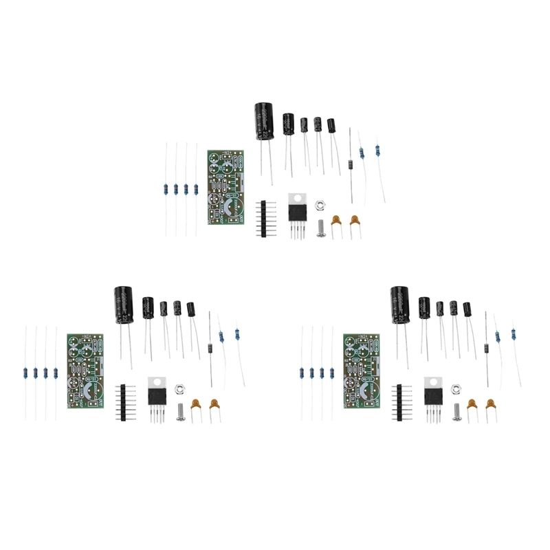 

3X TDA2030A Electronic Audio Power Amplifier Board Module Mono 18W DC 9-24V for DIY Kit