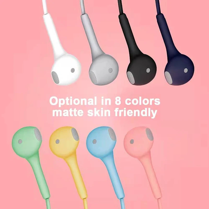 

3.5mm Earphone Stereo Sound Earphone With Built-in Microphone Sport Music Earbud Handfree For Xiaomi Huawei Samsung