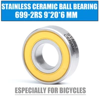 699 2rs stainless bearing 9206 mm 1 pc abec 3 699rs bicycle hub front rear hubs wheel 9 20 6 ceramic balls bearings