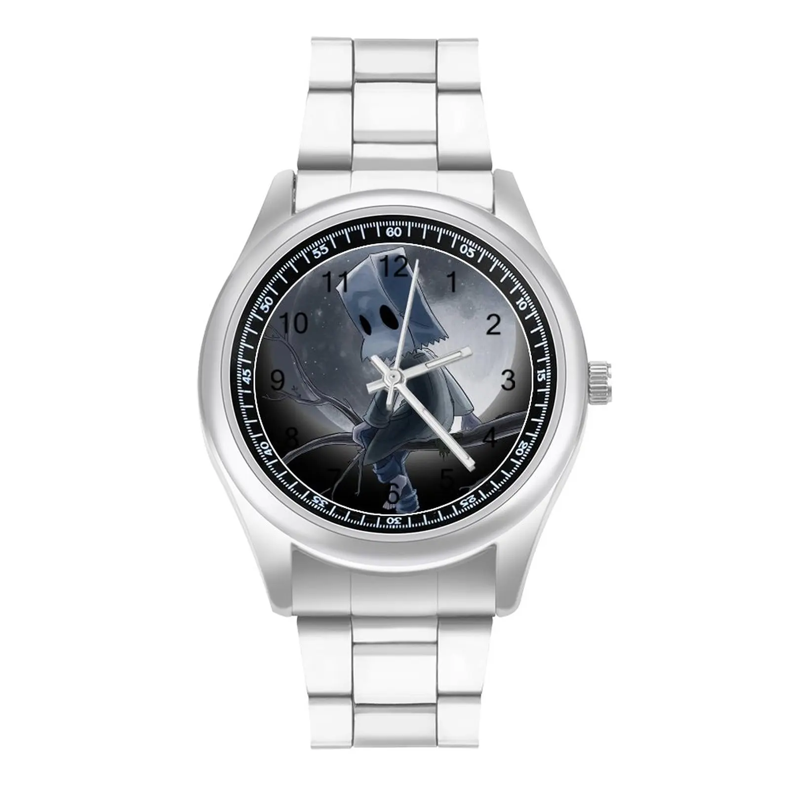 

Mono Under The Moon Quartz Watch Little Nightmares Lonely Sad Twig Game Design Retro Wrist Watch Steel Fashion Sports Wristwatch
