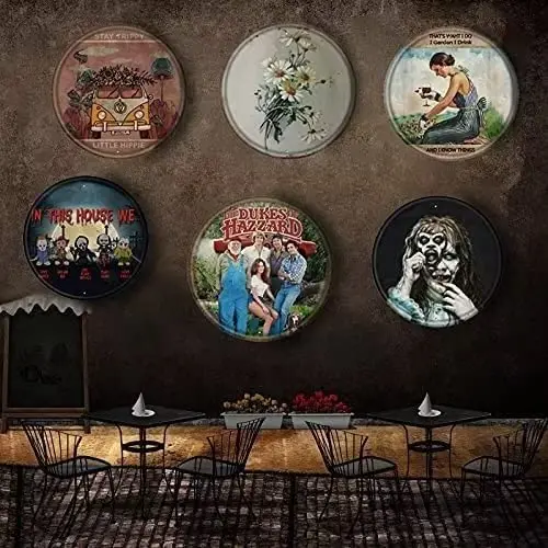 Воспроизведение старого знака круглой станции обслуживания