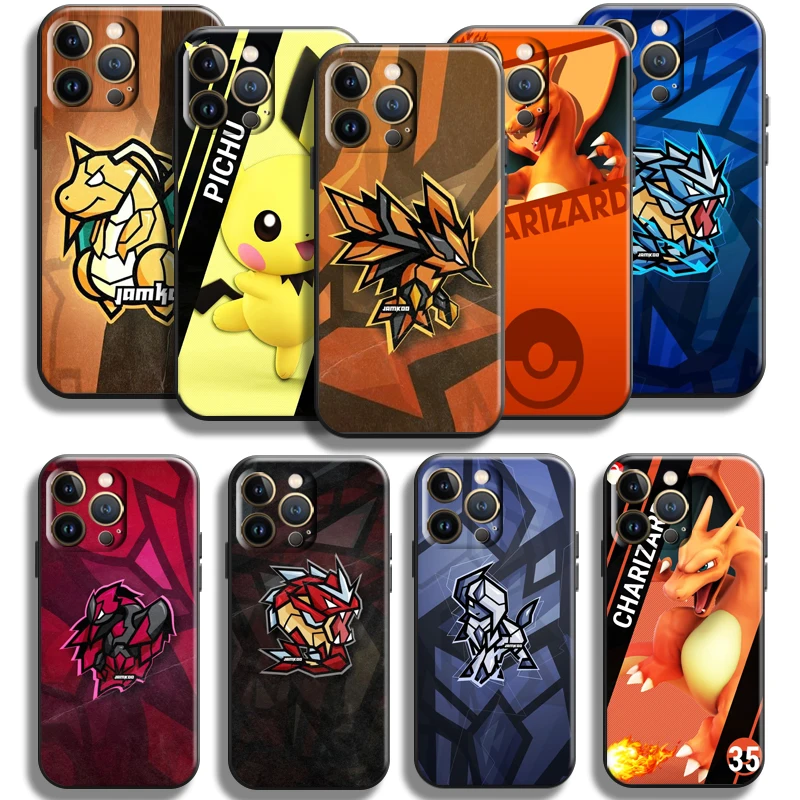 

Pokemon Pikachu For Apple iPhone 13 12 11 Pro Max Mini X XR XS Max SE 5 5s 6 6S 7 8 Plus Phone Case Funda Silicone Cover Soft