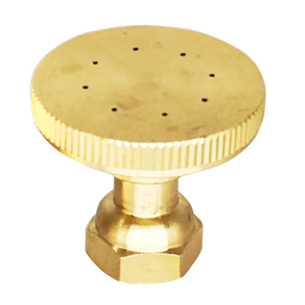 

100% Original Sprinkler Faucet Garden Plant Watering Adjustable Bend Eight Holes Golden Integrated Metallic Copper