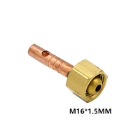 tig wp 26 welding torch power cable connector m161 5mm nut brass material connector welding tools accessories