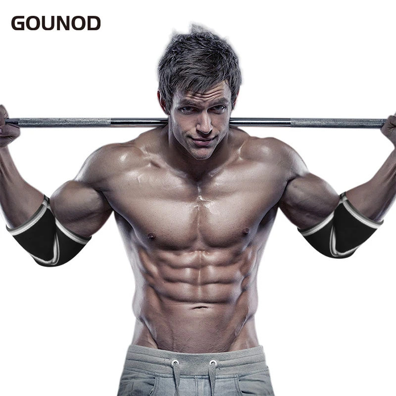 Поддержка Локтя Для Силовой Атлетики 7 Мм Оборудование Фитнеса И Тяжелого Веса