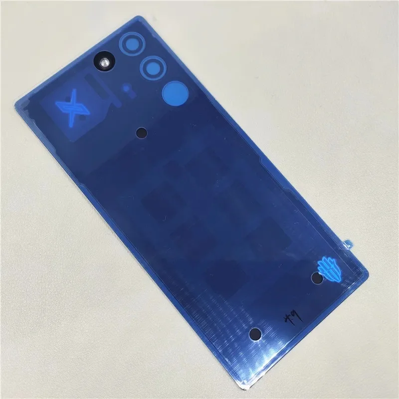 Фото BANERYPAK A+++ Стеклянная задняя крышка батареи для ZTE Nubia Red Magic 10 Pro / Pro+ Корпусная крышка с рамкой камеры №2