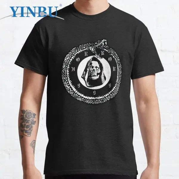 

Snake skull Unisex YINBU brand 2023 new in t-shirt Top quality cotton Graphic Tee