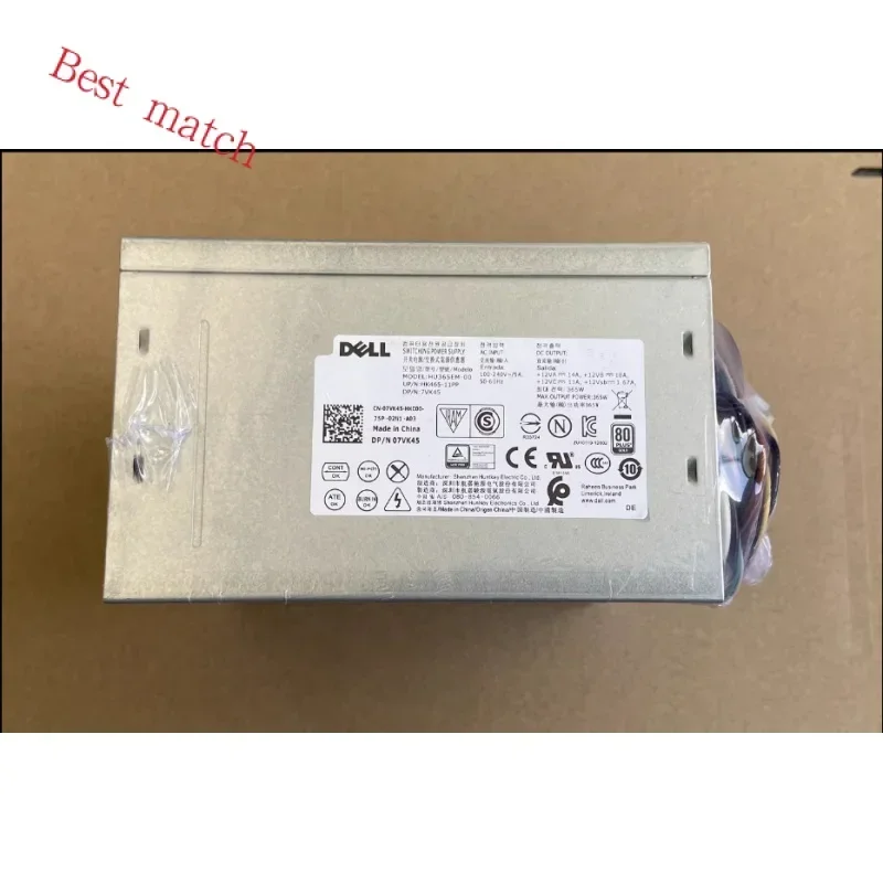 Для нового блока питания DELL 365W HU365EM-00 D365EM-00 T1M43 T1700/T3620