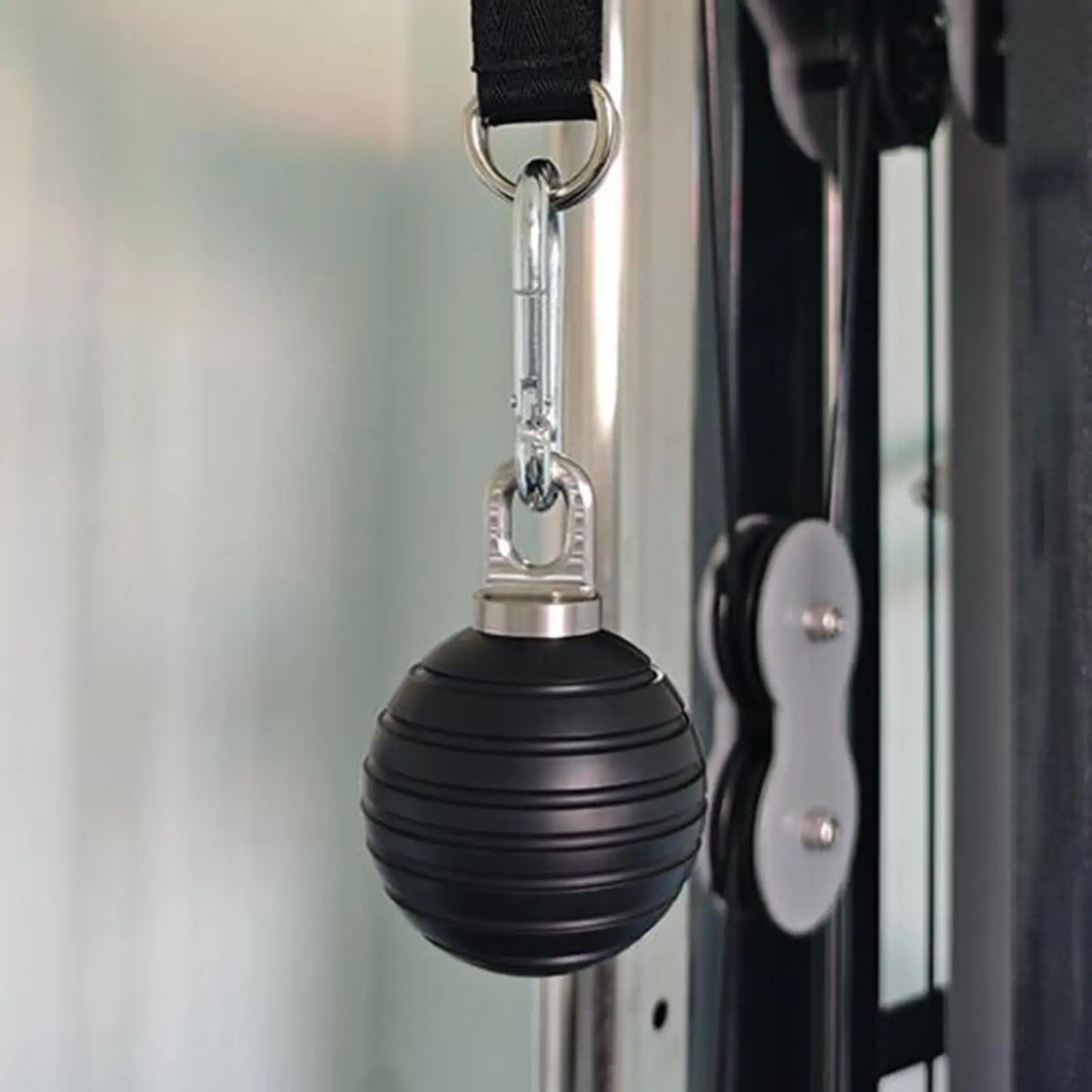 Фото Настенный турник для подтягиваний с креплением для Power Ball, стабилизирующей ручки, гирь и гимнастического грифа для домашнего использования №1