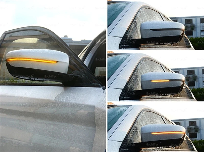 Светодиодный динамический указатель поворота боковое зеркало заднего вида для