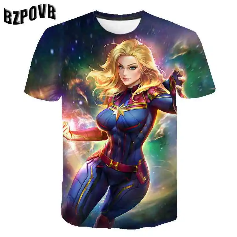 

Men t-shirt 2022 New Summer Short Sleeve T-shirt 3D Print T Shirt Casual Marvel The Avengers Breathable Funny Cool T Shirts Top