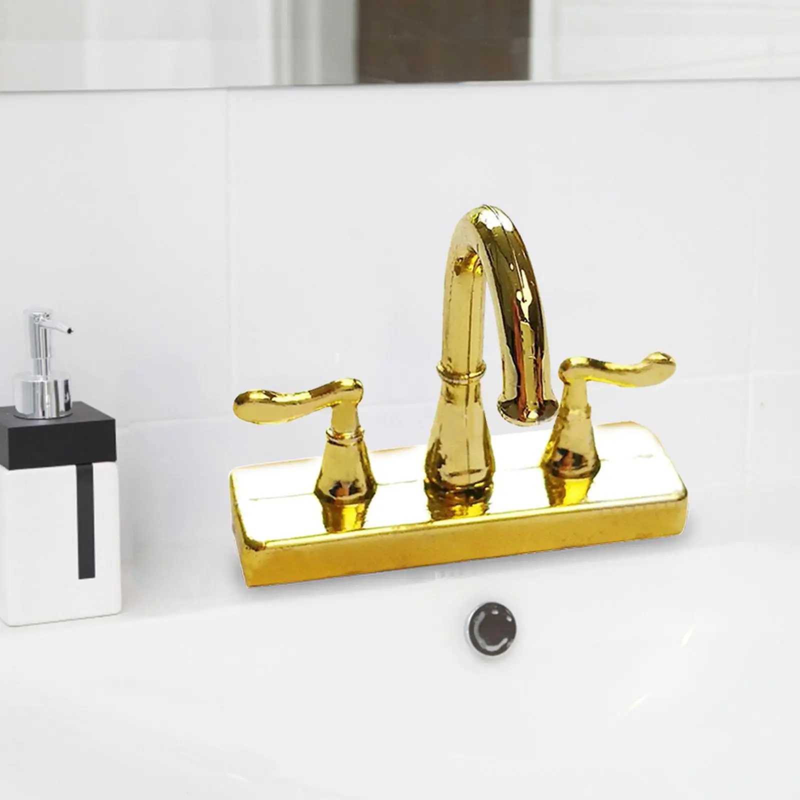 

Кран для кукольного домика, смеситель для ванной, украшение для кукольного домика