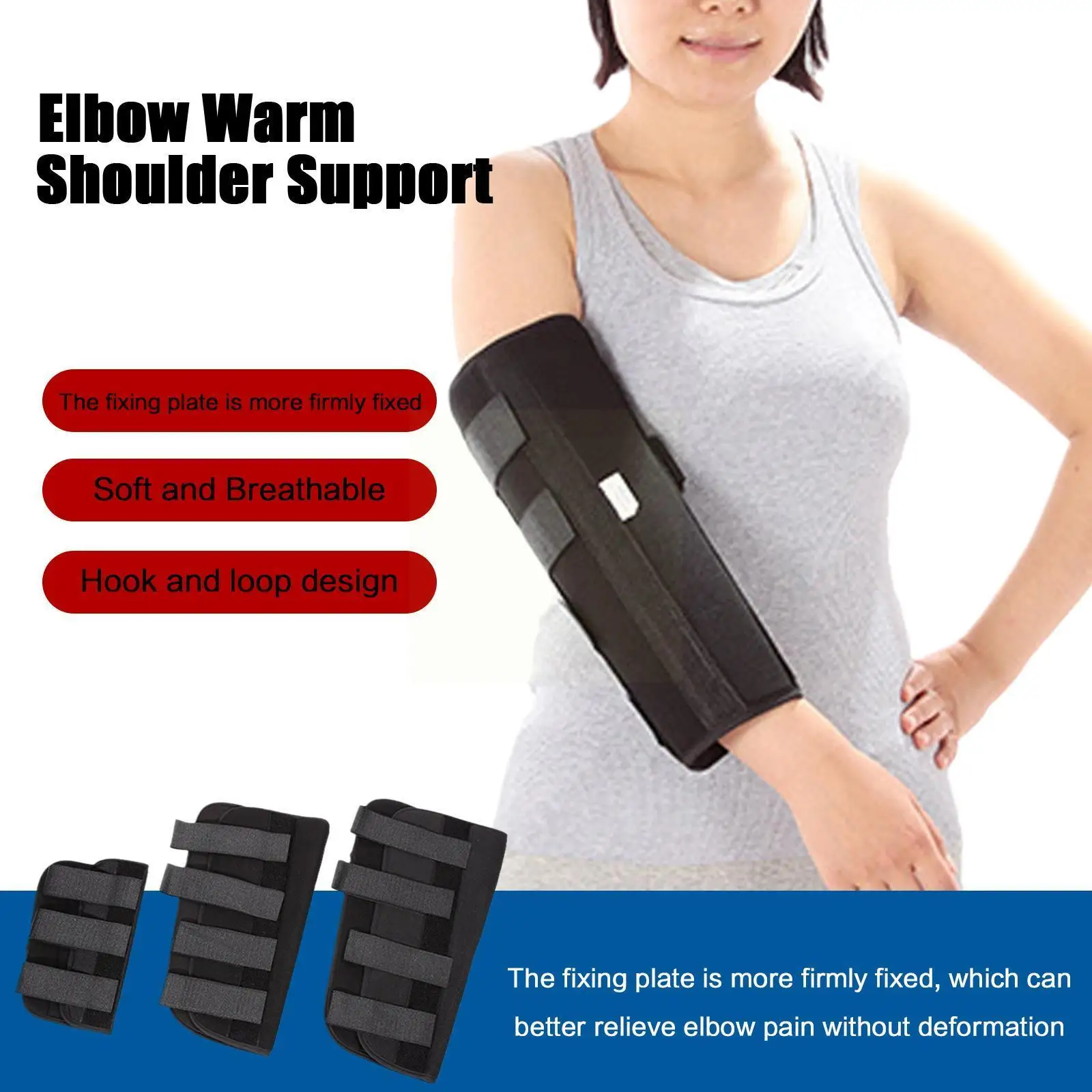 

Локоть, регулируемый локоть, теплый плечевой бандаж, плечевой бандаж на запястье, поддержка предплечья, иммобилайзер, инструмент Elbo D5P9