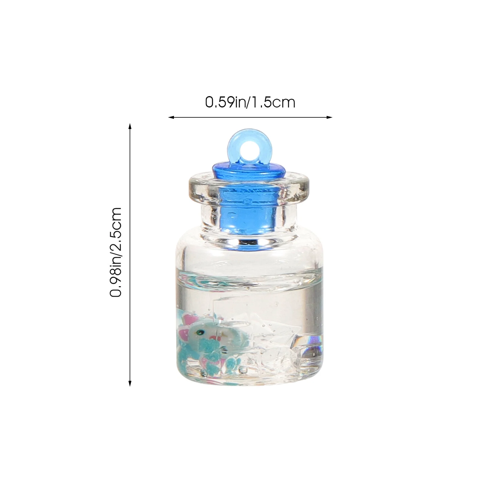 Key Chain Milk Tea Charm Charms Resin Bottle Bracelet DIY Crafts Pendant Necklace