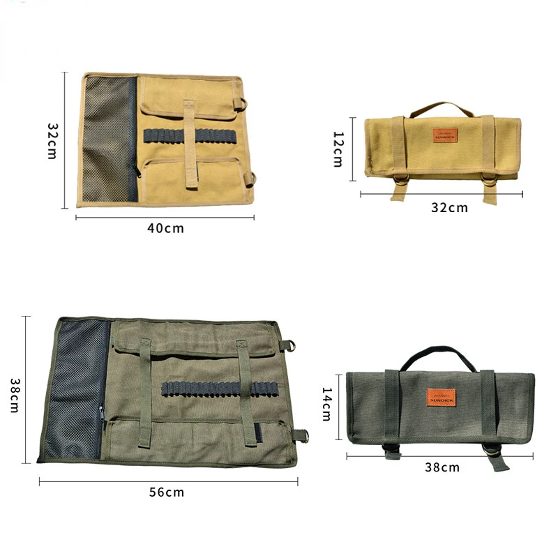 

Camping Tools Storage Bag Canvas Ground Nail Hammer Stakes Pegs Organizer Tents Accessories Carrying Pouch Holder Bags